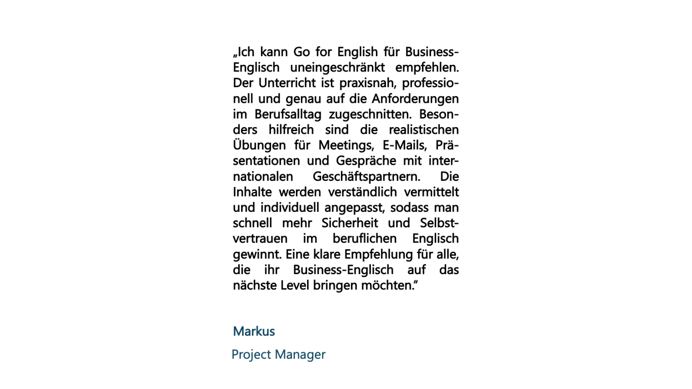 Rezension Markus Project Manager